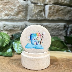 Wooden Tooth Fairy Box Rainbow
