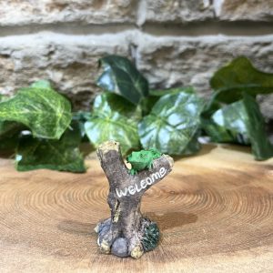 Miniature Frog Welcome Branch