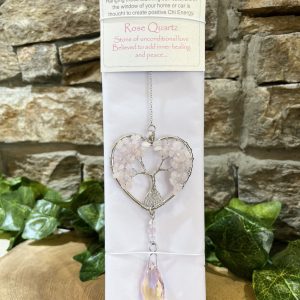Crystal Suncatcher Rose Quartz