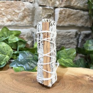 White Sage & Cinnamon Smudge Stick