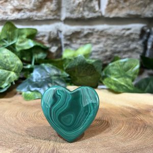 Malachite Crystal Heart 4cm