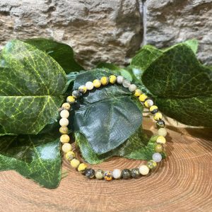 Bumblebee Jasper Beaded Bracelet