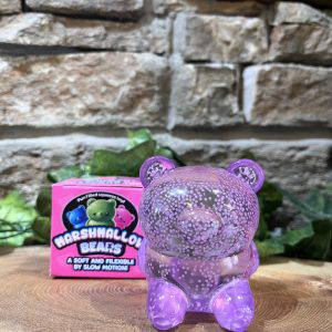 Squish Marshmallow Glow Bear Purple