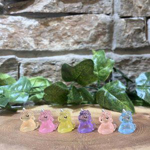 Miniature Glow In The Dark Unicorns