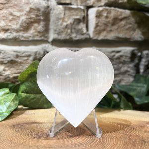 Selenite Crystal Heart Large 7cm