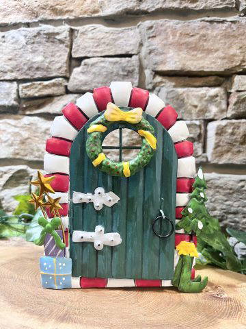 Metal Christmas Fairy & Elf Door