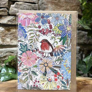 Christmas Magick Card Robin