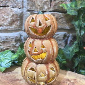 LED Light Up Pumpkin Stack