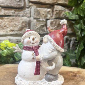 Santa, Snowman & Robin Ornament