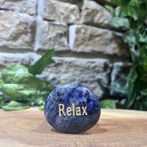 Sodalite Crystal Smooth Stone Relax