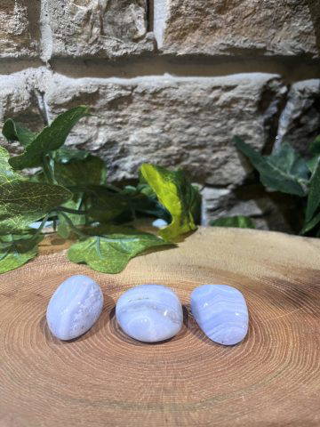 Blue Lace Agate Crystal Tumble 2cm