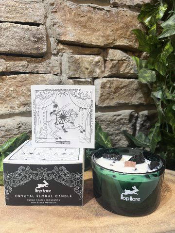 HopHare Crystal Candle Obsidian - Image 2