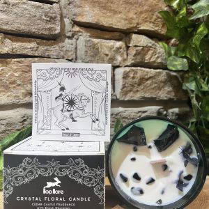 HopHare Crystal Candle Obsidian