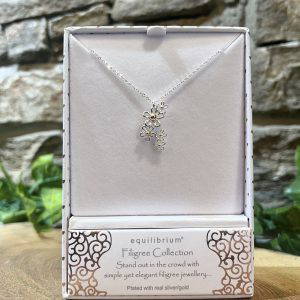 Daisy Cascade Silver Necklace