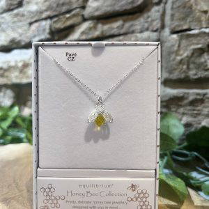 Honey Bee Silver Necklace