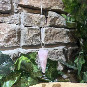 Rose Quartz Crystal Pendulum
