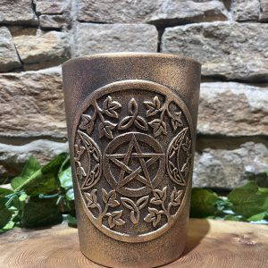 Triple Moon Pentagram Plant Pot