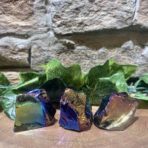 Obsidian Aura Rough Crystal 4cm