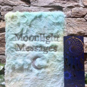 Moonlight Messages Fluffy Notebook
