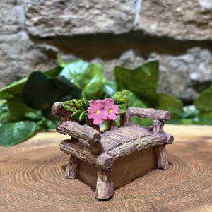 Miniature Flower Bench