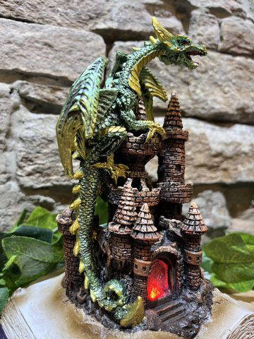 LED Enchanted Dragon Book Ornament - Image 2