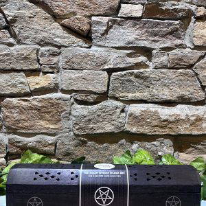 Pentagram Incense Box with Black Pepper Sticks