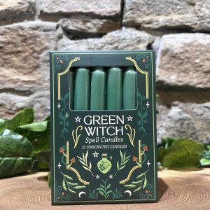 Green Witch Magic Spell Candles Prosperity