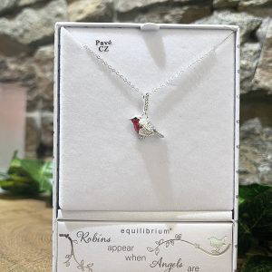 Robins Appear Silver Necklace