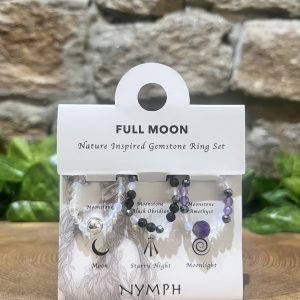 Crystal Ring Set Full Moon