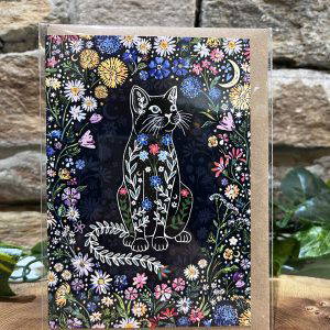 Mystical Magick Card Black Cat