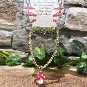 Toadstool Charm Bracelet