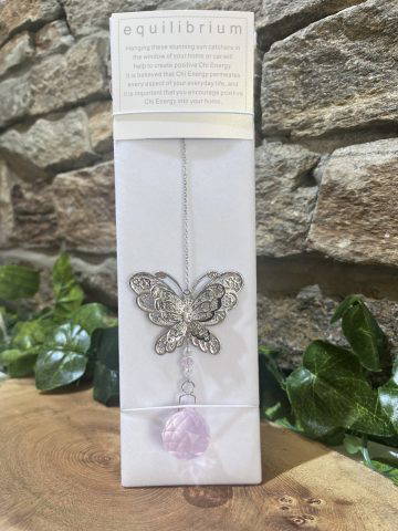 Butterfly Suncatcher Pink