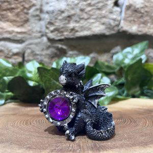 Dark Crystal Shield Dragon Purple