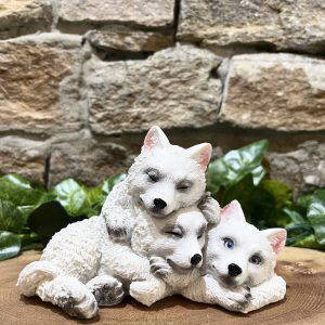 Wolf Cub Cuddle Ornament