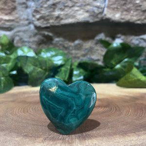 Malachite Crystal Heart 4cm