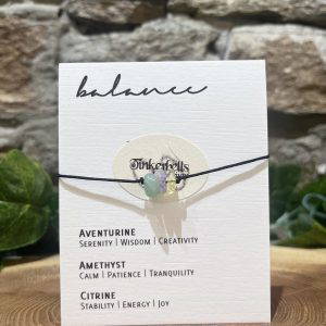 Balance Crystal Bracelet Aventurine Amethyst and Citrine