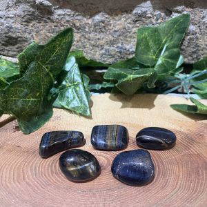 Blue Tiger Eye Crystal Tumble Stone