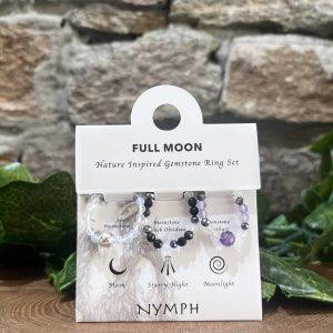 Crystal Ring Set Full Moon