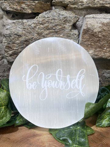 Selenite Charging Plate Be Yourself