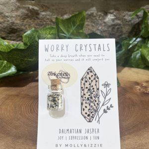 Dalmatian Jasper Worry Crystals