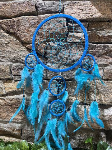 Turquoise Feather Dreamcatcher
