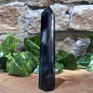 Blue Tiger Eye Crystal Point 12cm