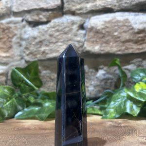 Blue Tiger Eye Crystal Point 8cm
