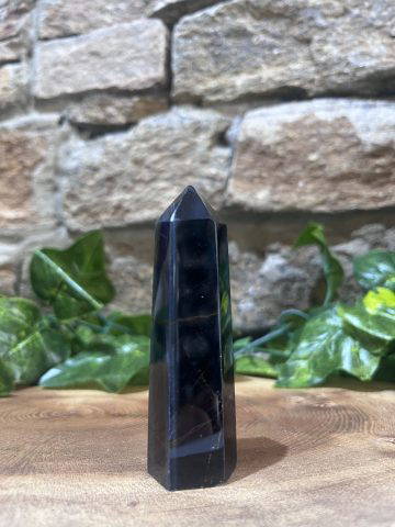 Blue Tiger Eye Crystal Point 8cm