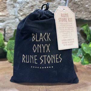 Onyx Rune Stones Set