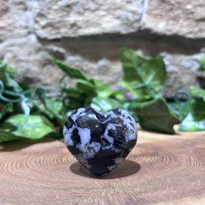 Merlinite Crystal Puff Heart 4cm