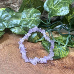 Crystal Chip Bracelet - Lavender Amethyst