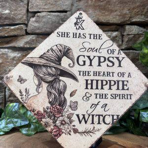 Gypsy Hippie Witch Wooden Sign