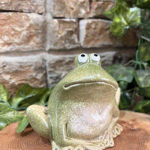 Pottery Frog Ornament