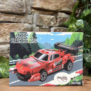 Mini Bricks Race Car Red